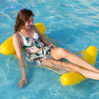 COMCO – couverture flottante gonflable à l'eau pour adultes, jouet aquatique, chaise longue pliable, chaise flottante flottante