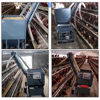 Équipement de batterie, cages pour animaux, alimentation manuelle, chariot de ferme, chariot de nourrissage automatique pour volailles, système d'alimentation par chariot