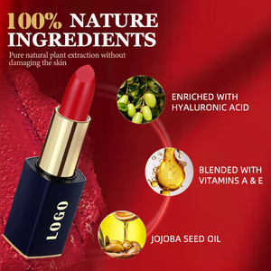 Hot bán Chất lượng cao giữ ẩm Matte không thấm nước Pearlescent lâu dài Vegan Son môi tùy chỉnh màu sắc & logo - Product Image 2