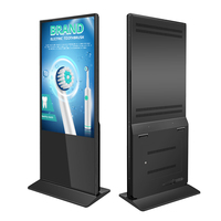 Écran LCD WEIER 43 49 55 65 pouces Totem de signalisation numérique Kiosque debout Équipement publicitaire