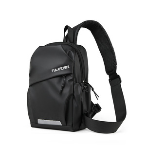 Bolsos Cruzados y de Hombro Unisex al por Mayor, Elegantes, de Gran Capacidad, Estilo Urbano Minimalista, con Cierre de Cremallera de Nailon - Product Image 4