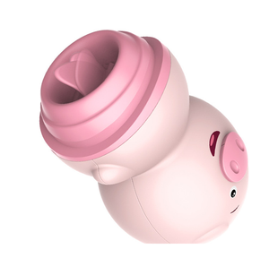 批发10频电动粉色猪形乳头吸盘性刺激G点阴蒂振动器 - Product Image 4