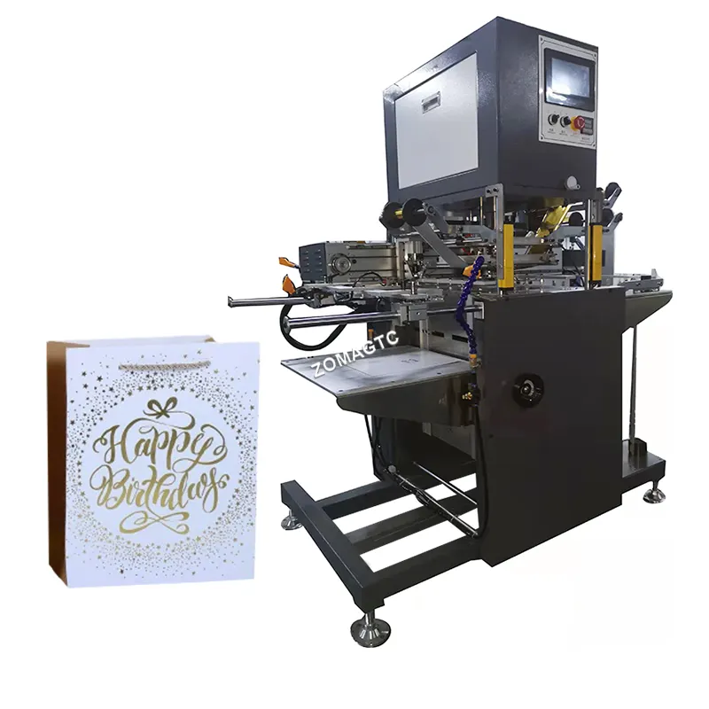 Automatic Foil Printing Hot Stamping Machine Hot Foil Stamping Machine for Leather Gift Box Gift Bag Foil Printing Machine