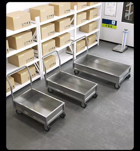 Усиленные защитные бортики из нержавеющей стали для грузовых тележек с высокими бортами, выдвижными колесами и защитой от протечек - Product Image 6