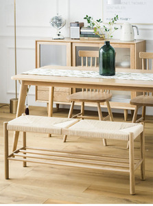 Nordico in legno massello Rattan <span class=keywords><strong>panca</strong></span> lunga per il tempo libero mobili <span class=keywords><strong>da</strong></span> <span class=keywords><strong>esterno</strong></span> soggiorno sala <span class=keywords><strong>da</strong></span> pranzo casa <span class=keywords><strong>panca</strong></span> scarpe centrale <span class=keywords><strong>panca</strong></span> - Product Image 5