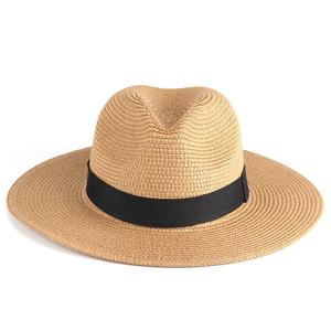 <span class=keywords><strong>Sombrero</strong></span> de Sol de Verano para Mujer/<span class=keywords><strong>Hombre</strong></span>, Ala Ancha, Estilo Fedora, para Playa, Fiesta al Aire Libre, con Cinta de Cuerda de Hierba Natural, Casual, para Viaje, <span class=keywords><strong>Precio</strong></span> de Fábrica - Product Image 1