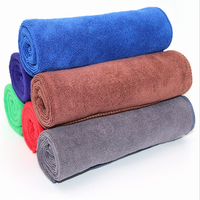 Serviette de Nettoyage en Microfibre Très Demandée, Tissée Chaîne, Grise 40*40cm 300g/m² pour Voiture et Cuisine