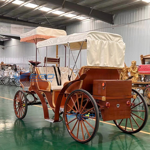 Special Transportation Electric Horse Carriage Multi-row Sightseeing Carriage Royal Wooden Carriage for Sightseeing - Product Image 3