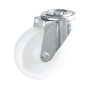 Roues à roulettes industrielles en nylon de haute qualité, conformes aux normes européennes, très résistantes, avec roulement à billes, best-sellers - Product Image 1