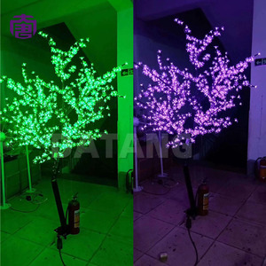 Arbre lumineux LED en forme de cerisier, éclairage paysager à tronc en fer pour parcs, jardins, places, centres commerciaux, centres de villégiature, en vente - Product Image 4