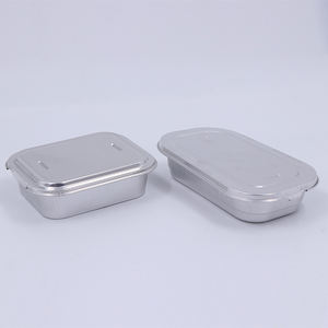 Récipients alimentaires jetables <span class=keywords><strong>en</strong></span> aluminium pour la cuisson <span class=keywords><strong>au</strong></span> <span class=keywords><strong>four</strong></span> à plateau de repas <span class=keywords><strong>en</strong></span> aluminium pour la compagnie aérienne Casserole <span class=keywords><strong>en</strong></span> aluminium avec couvercle - Product Image 3