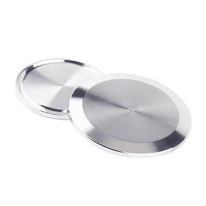 Thép không gỉ 304/316L cấp thực phẩm phụ kiện đường ống DN25 rắn mù ferrule cap trống mặt bích đánh bóng Tri kẹp ống kết thúc 1PC - Product Image 6