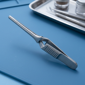 Pince chirurgicale droite atraumatique en acier inoxydable de 3,5 pouces de qualité supérieure, instrument chirurgical manuel de précision pour tissus, par Grip Surgical - Product Image 4
