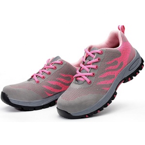 Zapatos <span class=keywords><strong>de</strong></span> trabajo <span class=keywords><strong>de</strong></span> <span class=keywords><strong>seguridad</strong></span> <span class=keywords><strong>para</strong></span> mujer, punta <span class=keywords><strong>de</strong></span> acero, cómodos, tejidas con mosca, al aire libre <span class=keywords><strong>para</strong></span> verano, venta al por mayor - Product Image 4
