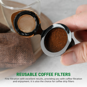 1PCS Coffee Capsule Compatible With Nes Original Makers <strong>Plastic</strong> and Stainless Steel Refillable Reusable Coffee Capsules <strong>Pods</strong> - Product Image 5