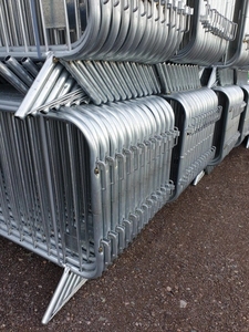 Giao thông bãi đậu xe an toàn xe đạp giá chướng ngại vật kim loại Kiểm soát đám đông đường rào cản hàng rào để bán - Product Image 5