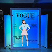 Boîte photo de décoration Vogue, magazine, vente flash, portable, pour selfies avec accessoires offerts