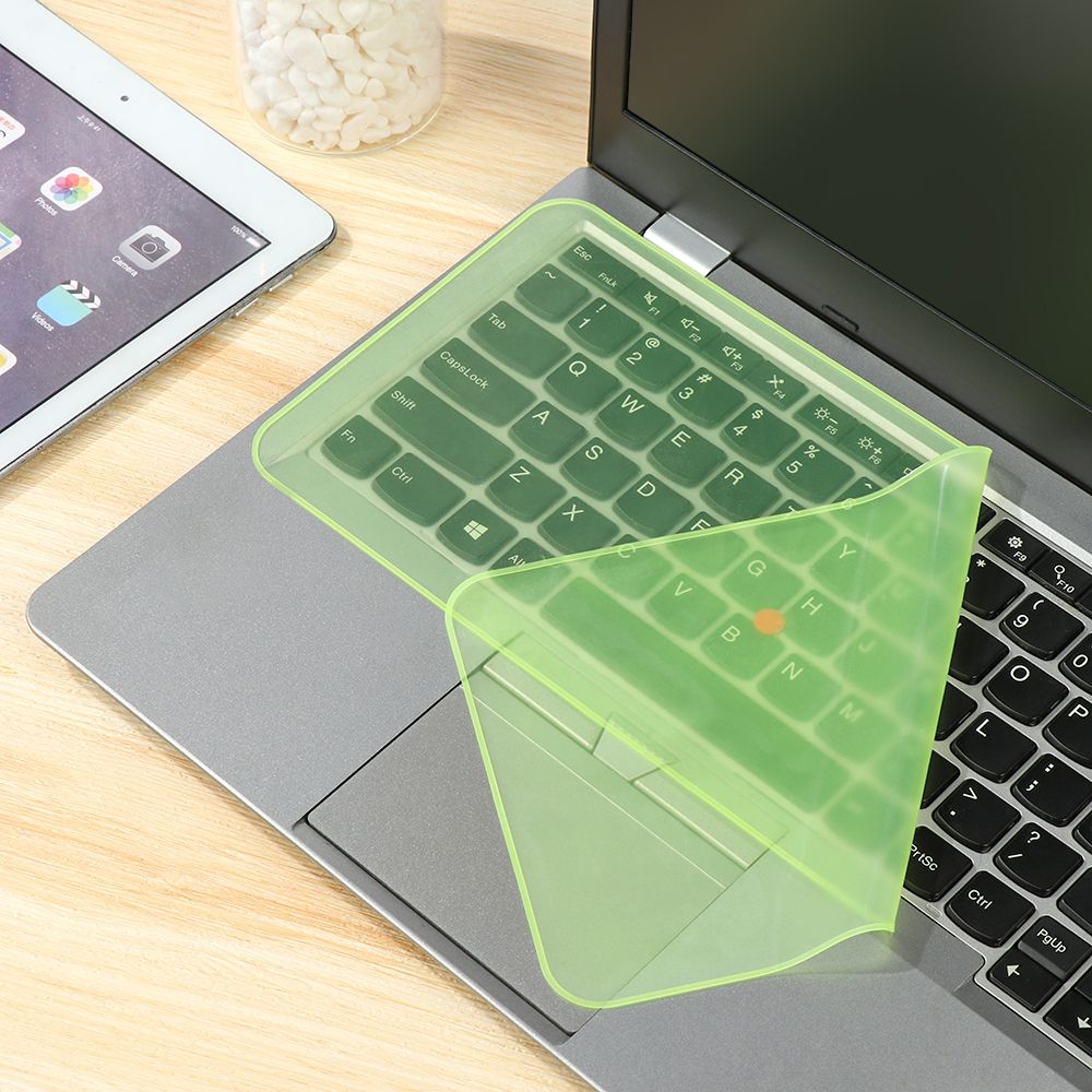 Cubierta universal para teclado de ordenador portátil de 12-17 pulgadas, película protectora de silicona impermeable, Protector transparente suave