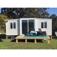 Maison conteneur mobile à double aile extensible pour hôtels, bureaux, villas et immeubles de bureaux - Conception de ferme résistante au vent et imperméable