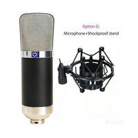 Microphone Condensateur Omnidirectionnel MAI AO DIY MA01 HTT01 avec Puce Interchangeable 16mm et Filtre Anti-Bruit à Deux Étapes pour Audiobooks et Voix en Direct
