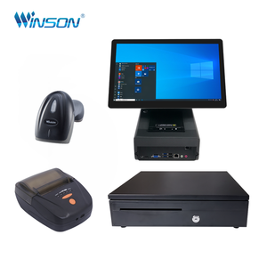 Winson bán Hot màn hình cảm ứng POS thiết bị đầu cuối tiền mặt đăng ký tất cả trong một máy POS hệ thống POS phần mềm cho nhà hàng - Product Image 1
