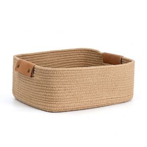 Fabric Baskets for Storage <strong>Large</strong> Woven Tropical Holiday Gift Kids Laundry Room Knitting Yarn Easter Lace Basket Bow Holder <strong>Trunk</strong> - Product Image 3