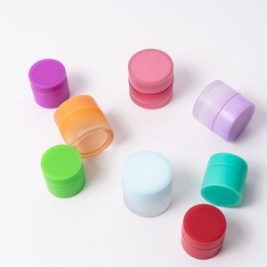 Envase de Plástico Cosmético Redondo de Doble Pared, Mate, para Crema Facial o Bálsamo Labial, en Color Rosa, de 10g, 20g, 30g, 50g, 100g, 150g, 250g - Product Image 3