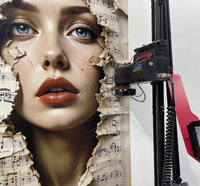 Friankor MK01 Mesin Cetak Dinding 5d Ai 4k Printer Dinding Cetak 3d Mural Cetak Fresko Dinding 2880 Dpi Printer Dinding