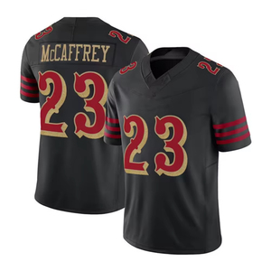Maglia <span class=keywords><strong>TOP</strong></span> delle rivalità di San Francisco, nuova divisa da football cucita, 54 Fred Warner, 13 Brock Purdy, 85 George Kittle, taglia plus size, pantaloncini - Product Image 3