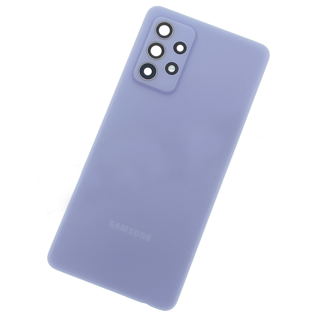 For for A52 Silicone Back Cover Purple 4G 5G Compatible Phone Housing