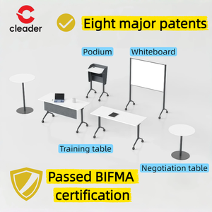 Meeting Modern Folding <strong>Table</strong> Foldable Training <strong>Table</strong> Modular Flip Top Conference <strong>Table</strong> for <strong>Office</strong> and School - Product Image 3
