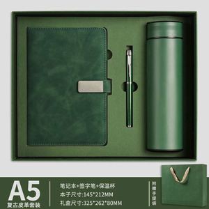 Customizable A5 B5 Hard <b>Journal</b> <b>Planner</b> Gift Thermos USB Corporate Gift Featuring PU Leather Thread Sewing Personalized Pen - Product Image 5