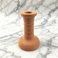 Bol à chicha en argile à aspiration centrale - Conception à trou unique et résistant à la chaleur pour un accessoire de loisirs de base