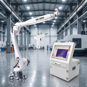 Robot de peinture automatique industriel à 6 axes pour la peinture en poudre de meubles avec moteur PLC - Product Image 1
