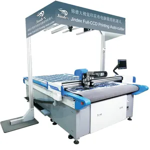 High Quality Knife Cutting Machine with CCD Camera For Leather, China Supplier Oscillating Knife Cutter Hot Sale