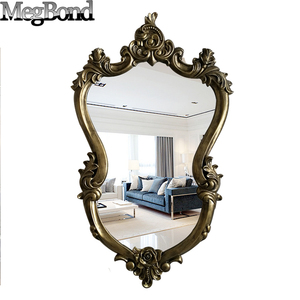 European Art Deco Design Resin <strong>Wall</strong> <strong>Mirror</strong> <strong>Long</strong> Style for Living Room Decorative Use - Product Image 6