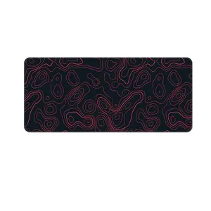 Design personnalisé confortable tapis de souris de jeu motif couleur impression rectangle tapis de souris avec logo pour bureau