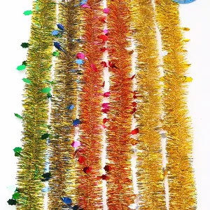 OEM/ODM Décoration PET Party Tinsel 2M * 5CM Guirlande Décoration de Noël Tinsel