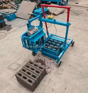 Machine à Briques Mobile Compacte et Facile à Utiliser pour la Fabrication de Briques de Pavé à Domicile, Modèle Ghana Hot Sale 2-45 - Product Image 3