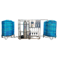 Usine commerciale d'osmose inverse 1000 LPH 2000 LPH 3000 LPH