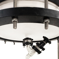 Reactor de fase sólida de vidrio de 20L con filtro Nutsche y diseño de filtración para agitación, mezcla y reacciones químicas