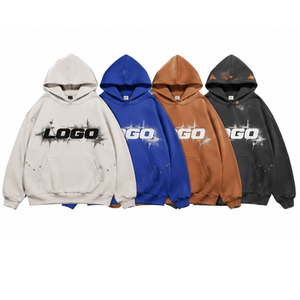 Sudadera con Capucha de Malla Geométrica y Pedrería, Diseño Gótico Urbano de Alta Calidad, Último Modelo de TOOHOO - Product Image 1