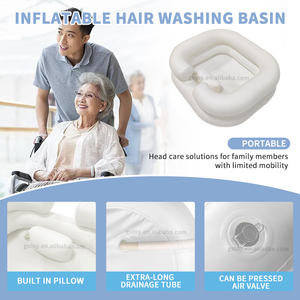 PVC disabler paciente médico inflable champú cuenca bañera <span class=keywords><strong>piscina</strong></span> inflable cabello lavabo - Product Image 5