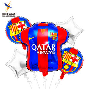 مجموعة بالونات فويل مخصصة لكرة القدم لتزيين الحفلات الرياضية ، لوازم مراوح الفريق للاحتفال بعيد الميلاد والتخرج - Product Image 6