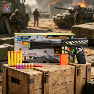 Pistolet à balles souples Chengji pour enfants, <span class=keywords><strong>jeu</strong></span> <span class=keywords><strong>de</strong></span> tir créatif en EVA, pistolet à balles souples en plastique pour <span class=keywords><strong>jeu</strong></span> <span class=keywords><strong>de</strong></span> tir sécurisé - Product Image 2