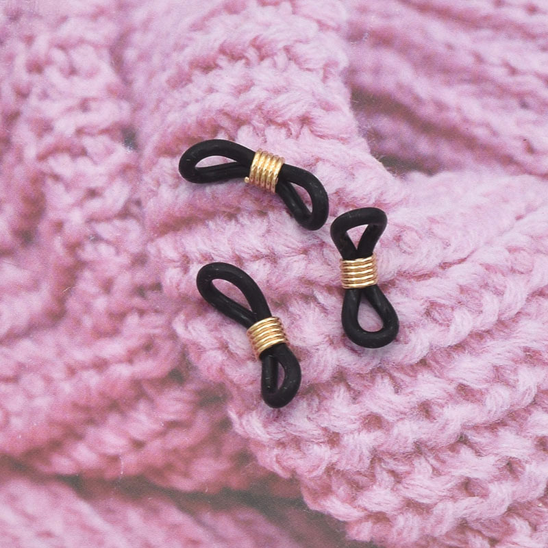 Hebilla de resorte dorada Kc-anillo negro