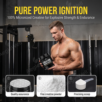 AegleWell Créatine Monohydrate en Poudre 500g – Favorise la Récupération de la Masse Musculaire Maigre – Haute Pureté – Complément Alimentaire pour l'Entraînement Physique