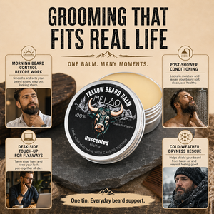 <span class=keywords><strong>Baume</strong></span> à <span class=keywords><strong>barbe</strong></span> OEM personnalisé au suif de bœuf nourri à l'herbe, parfum bois de santal <span class=keywords><strong>ou</strong></span> cèdre de pin, pour le conditionnement et l'entretien des barbes sèches, et la cire à moustache - Product Image 3