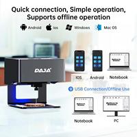 Grabador Láser DAJA DJ6 de 3W de Fácil Operación para Principiantes, para Madera, Cuero, Manualidades, Uso Doméstico