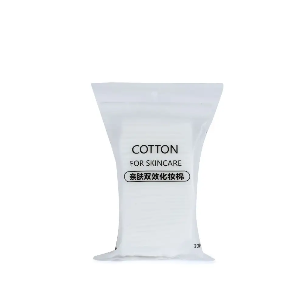 Makeup Removing Face Cotton Pads Eco Friendly Pure Cotton Round Square